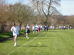 Success in a cross country event 